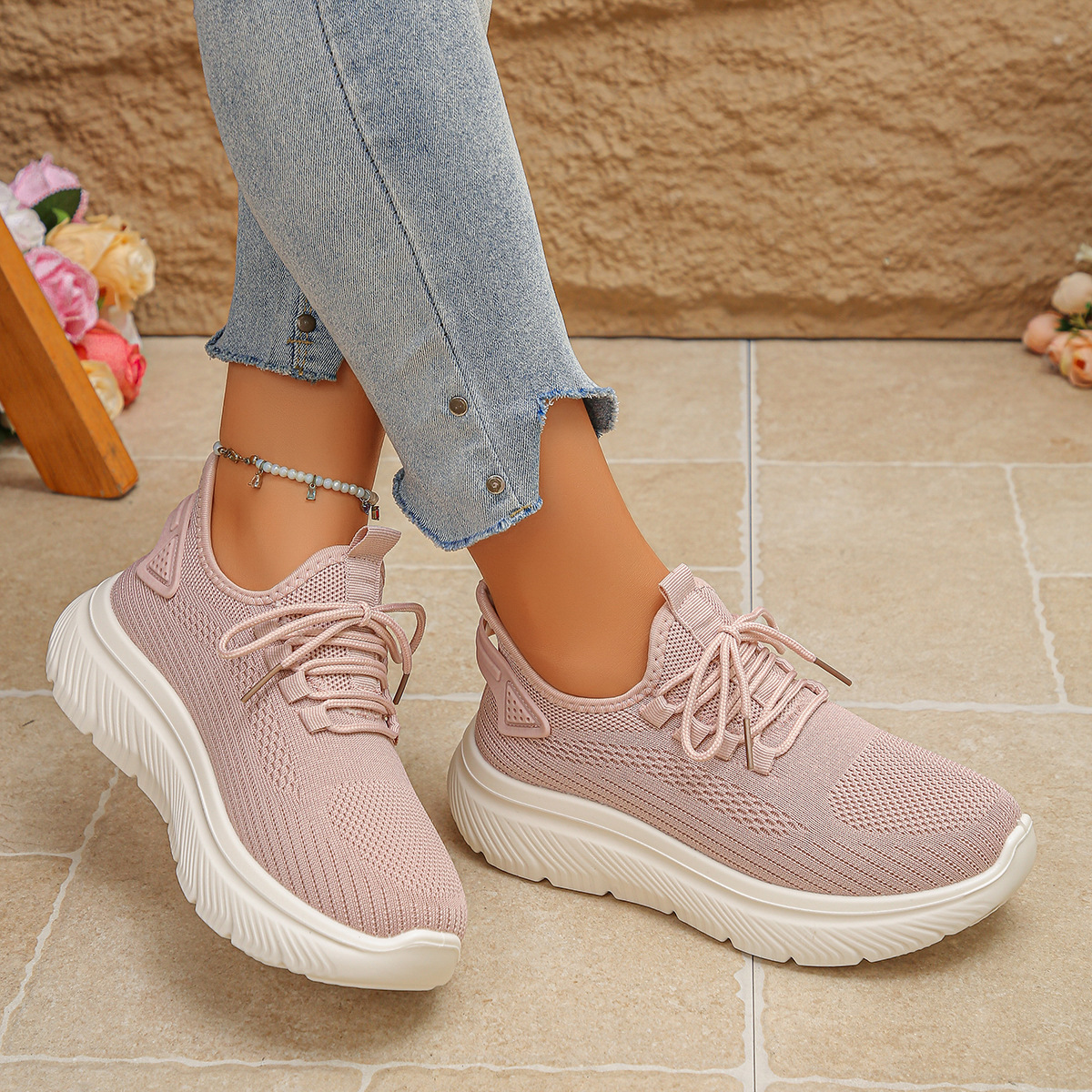 🔥Super Sale – 50% off for a limited time only🔥Women’s knitted thermal shoes, lightweight and non-slip – all-day arch support
