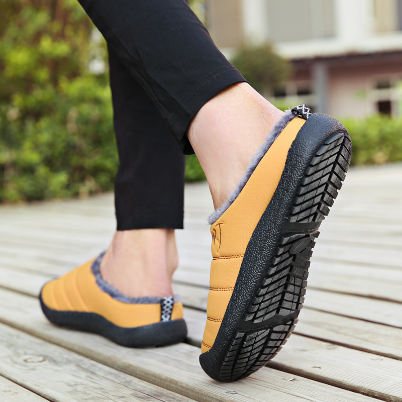 😍Last Day 50% OFF🔥Unisex Warm Waterproof Winter Mules – Cozy Slip-On Shoes with a Non-Slip Sole