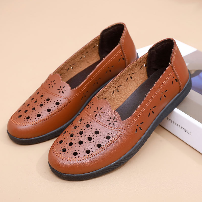 ⏰Last Day! 50% OFF 🔥Women's Orthopedic Breathable Leather Shoes