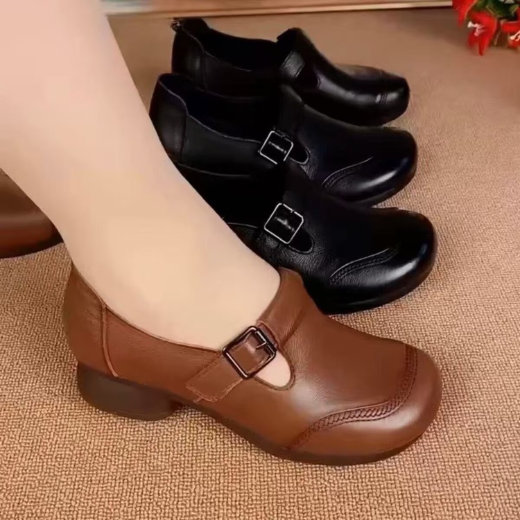 🔥Last Day Promotion 50% OFF - Women's Retro Soft Leather Shoes