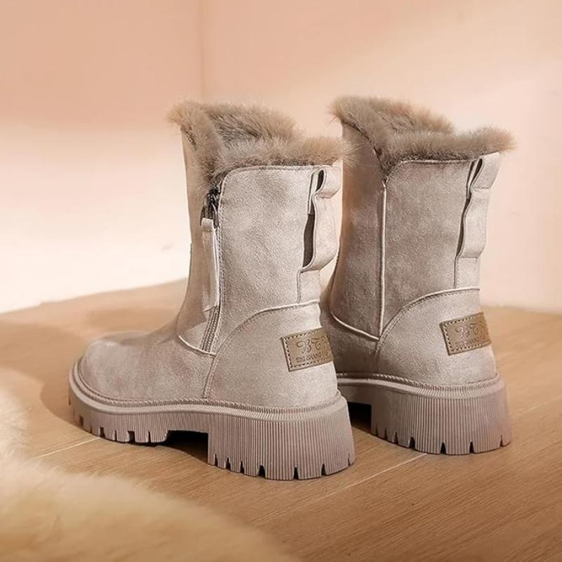 ⏰Last Day! 50% OFF  --- Winter New High Top Snow Boots Women's Suede Martin Boots