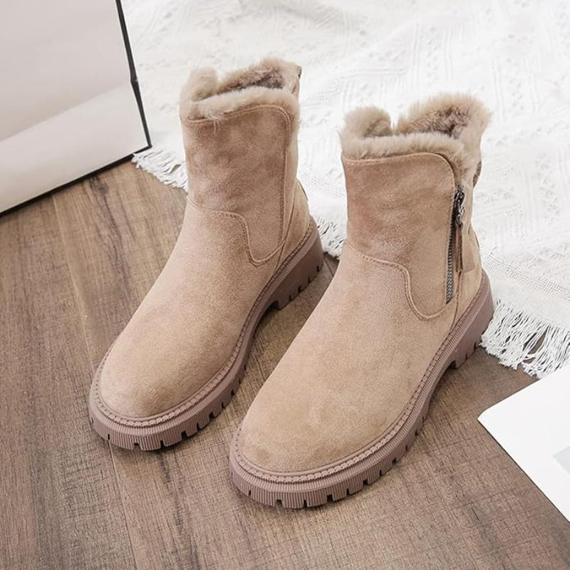 ⏰Last Day! 50% OFF  --- Winter New High Top Snow Boots Women's Suede Martin Boots