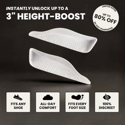Invisible Orthopedic Height Boost Insoles–Comfort Support & Confidence All Day