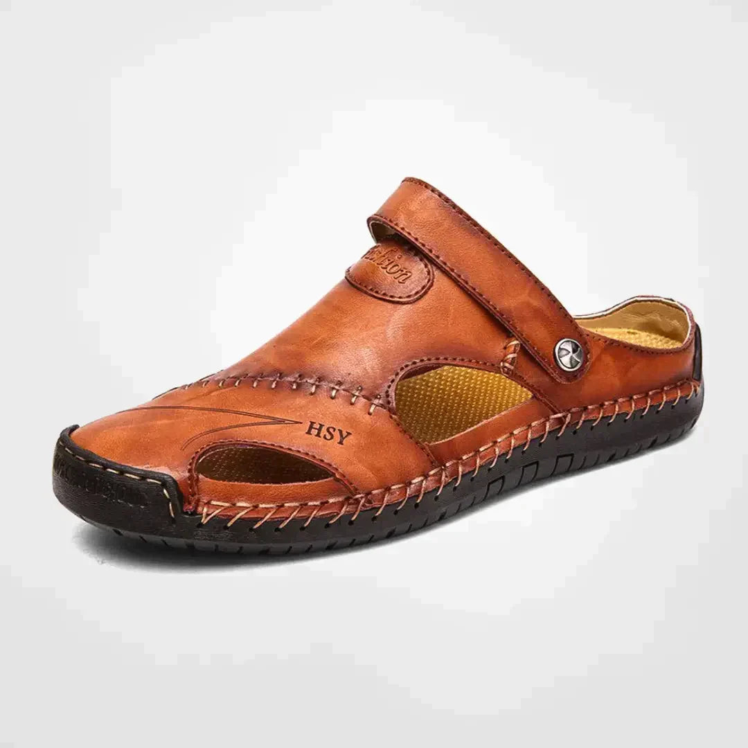 🔥Last Day Promotion 50%🔥Men's Orthopedic Leather Sandals – Handmade