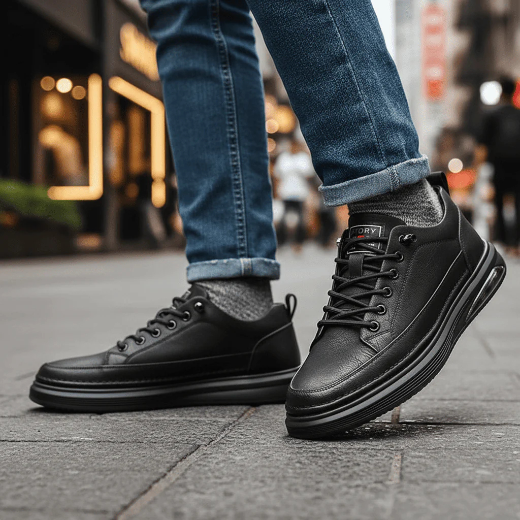 ⏰Last Day! 50% OFF 🔥Men's Casual Air Cushion Leather Sneakers