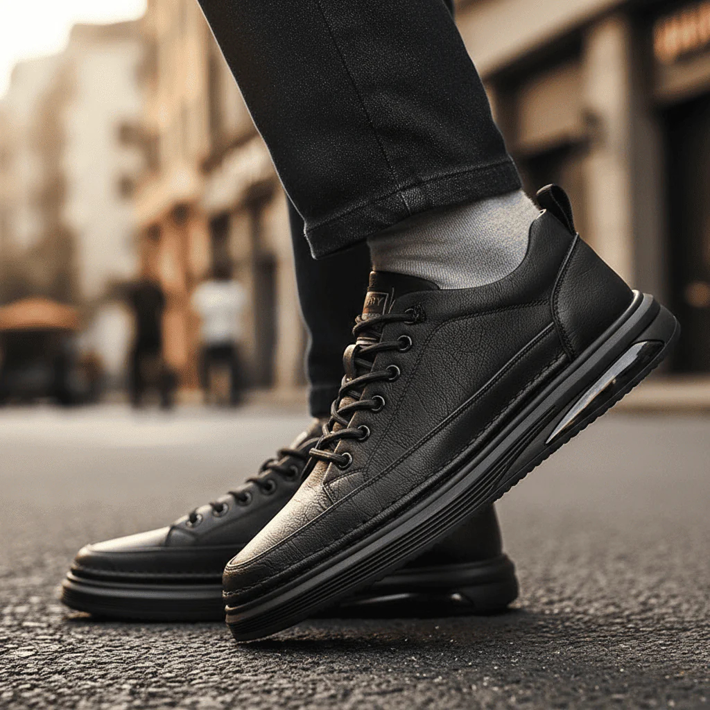 ⏰Last Day! 50% OFF 🔥Men's Casual Air Cushion Leather Sneakers