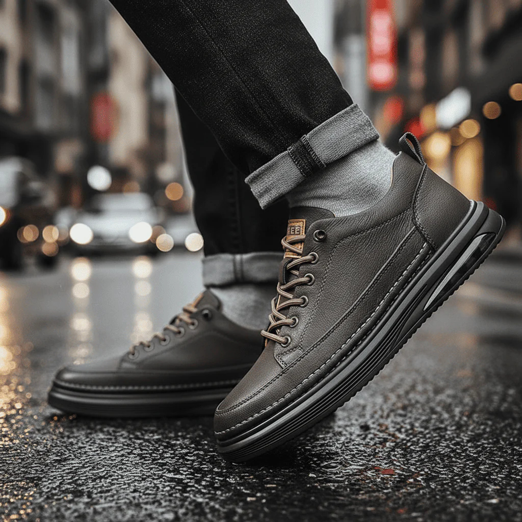 ⏰Last Day! 50% OFF 🔥Men's Casual Air Cushion Leather Sneakers