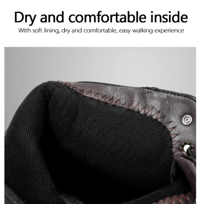 ⏰Last Day! 50% OFF 🔥Men’s Genuine Leather Fleece-Lined Orthopaedic Waterproof Boots