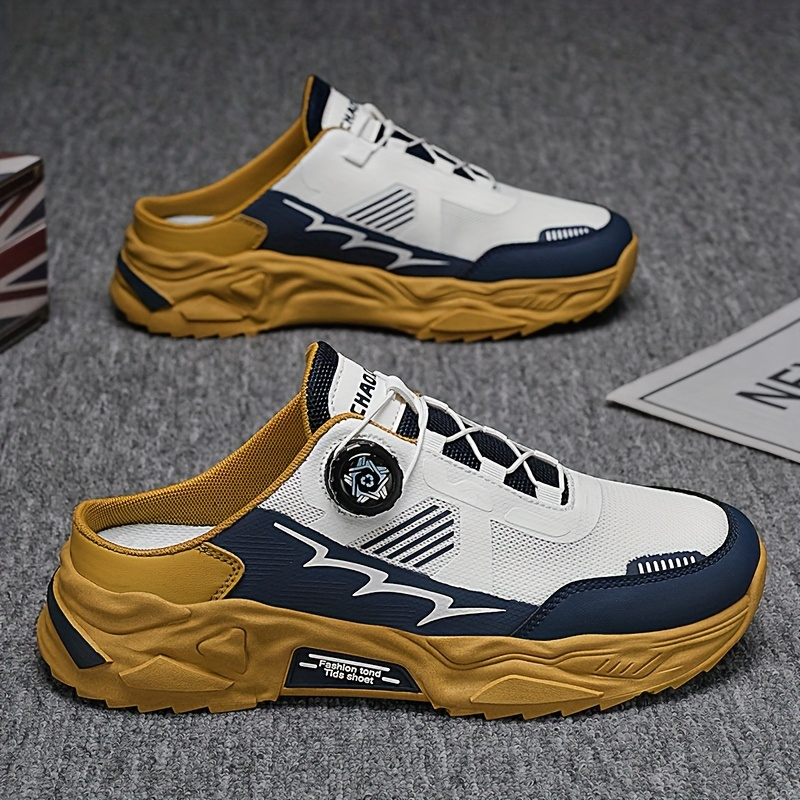 🔥Last Day Promotion 50% OFF - Men's Rotary Button Slip-on Durable Sandals