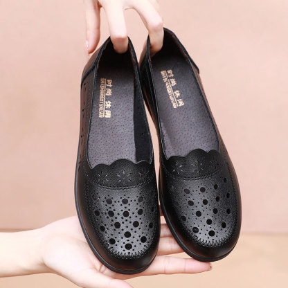 ⏰Last Day! 50% OFF 🔥Women's Orthopedic Breathable Leather Shoes