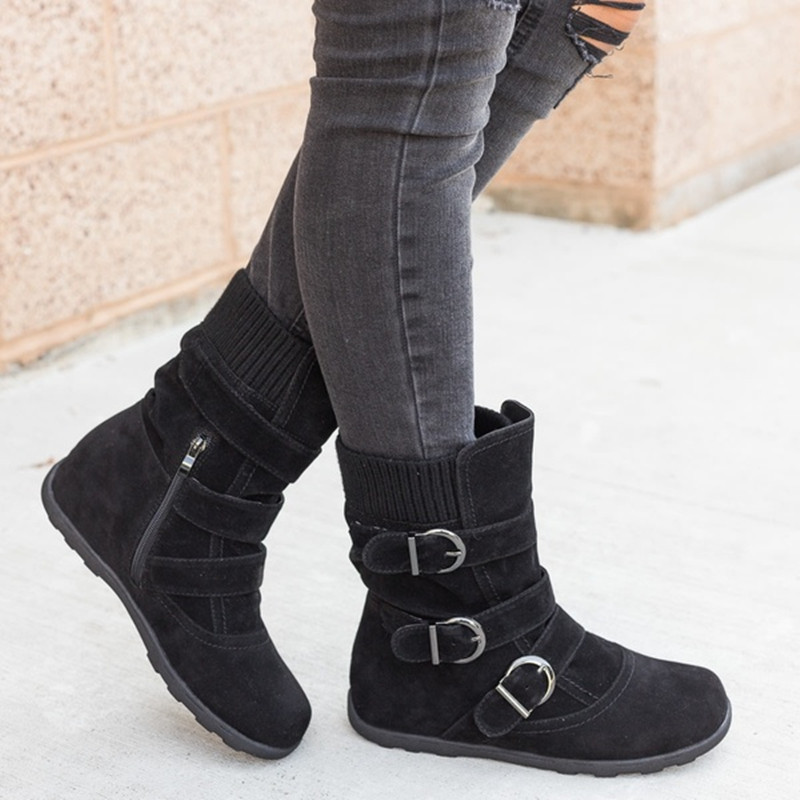 🔥Mega Sale - Buy Now & Save 50% OFF🔥New Women's Suede Orthopedic Wedge Ankle Boots for Autumn