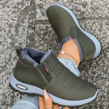 🔥Last Day Promotion 50% OFF - Women's fashionable and warm ankle boots with fleece lining