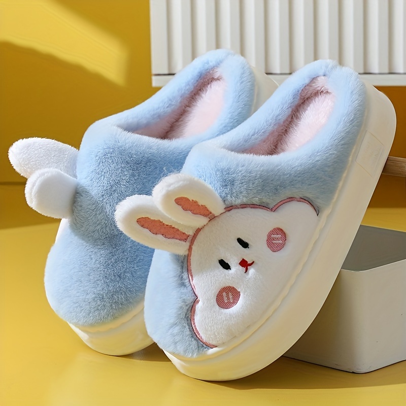 Cute Bunny Plush Slippers for Women
