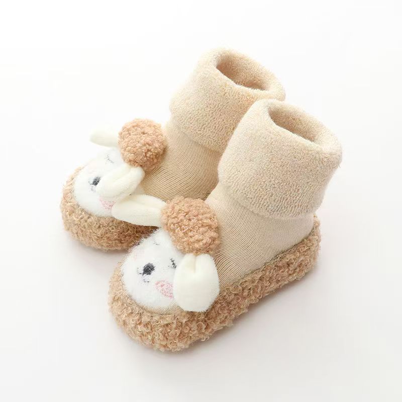 🔥Last Day Promotion 50% OFF --- Baby winter warm socks, non-slip adhesive, toddler shoes and socks