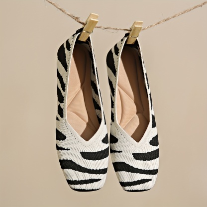 🔥Mega Sale - Buy Now & Save 50% OFF🔥Princess Lady Zebra Print Loafers