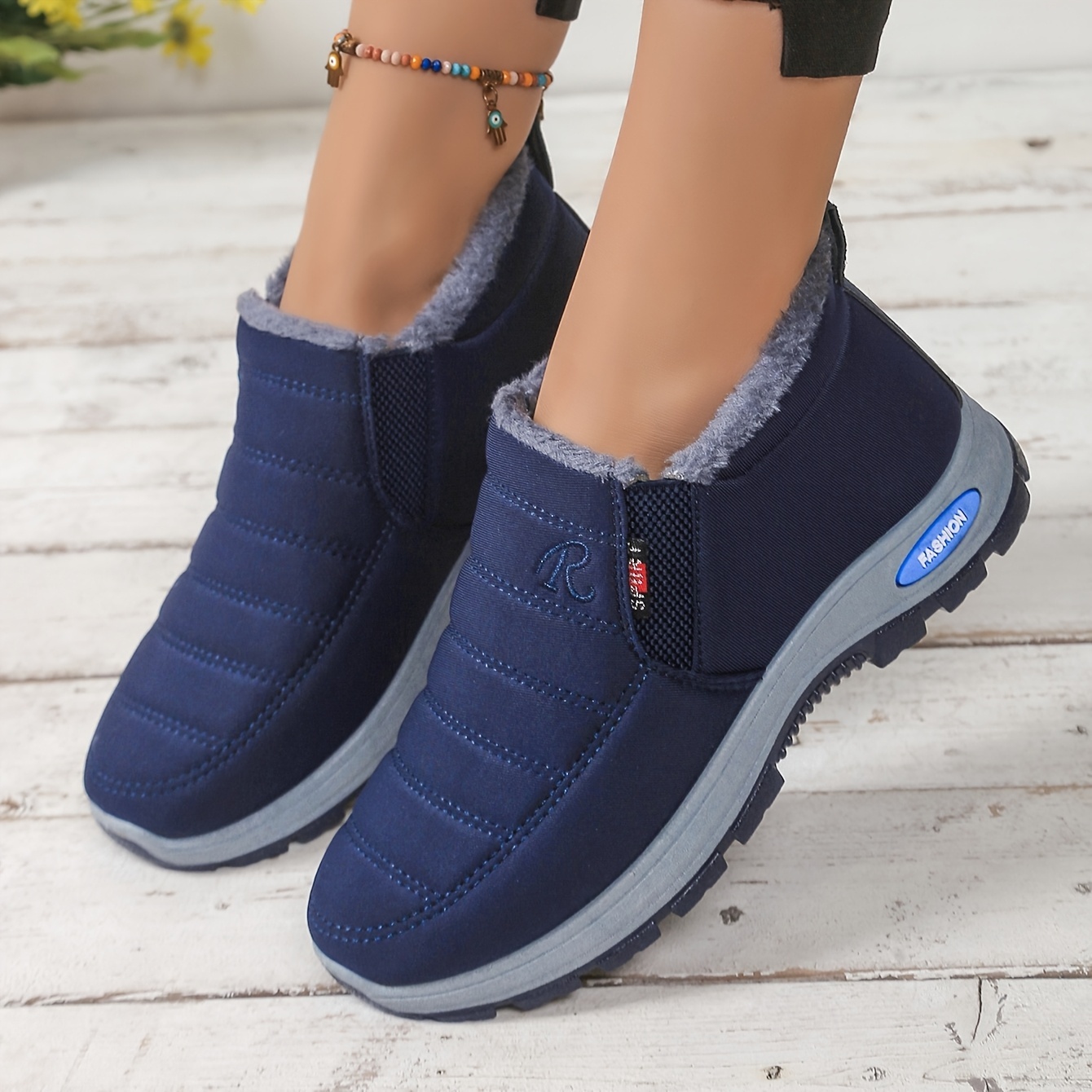 🔥Last Day Promotion 50% OFF - Women's fashionable and warm ankle boots with fleece lining