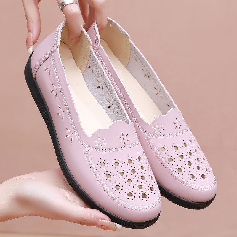 ⏰Last Day! 50% OFF 🔥Women's Orthopedic Breathable Leather Shoes
