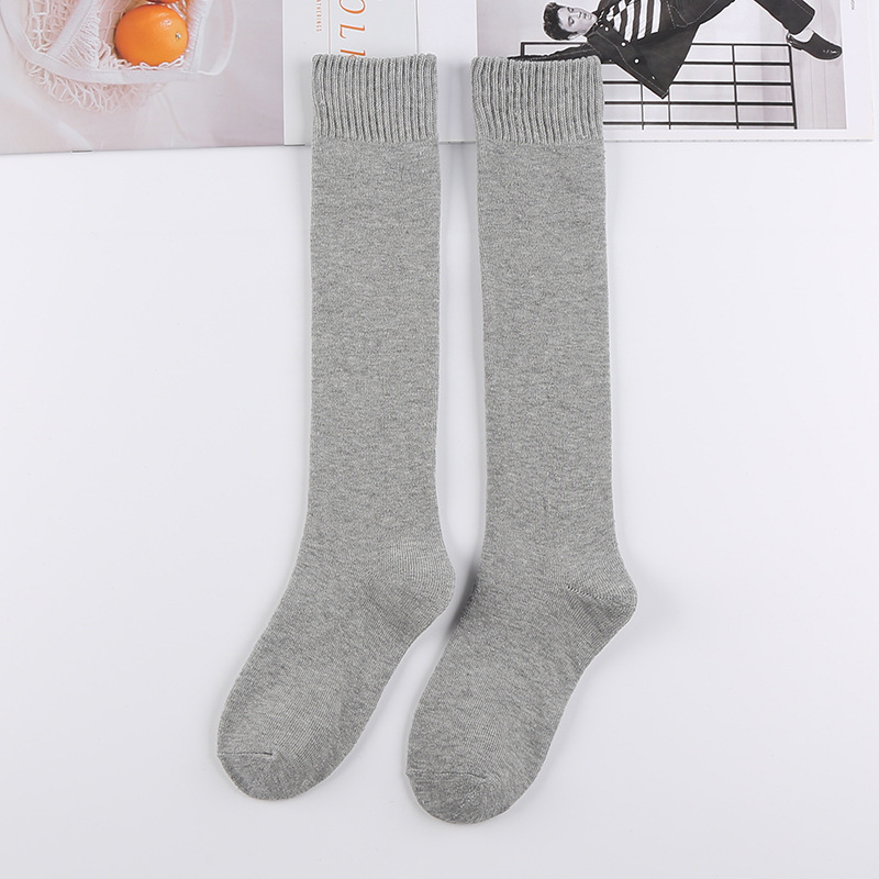 Women's winter over-the-knee cotton socks