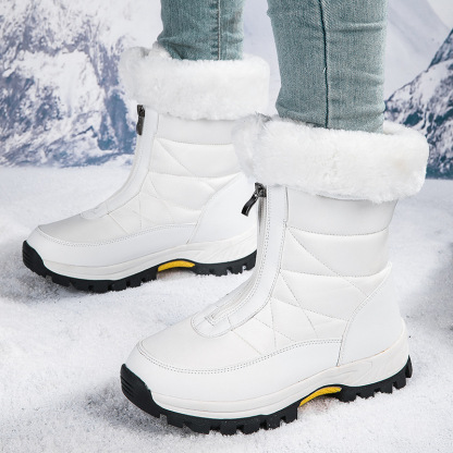 🔥Last Day Promotion 50% OFF --- Women's winter outdoor high-top fleece-lined warm snow boots
