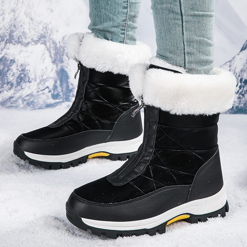 🔥Last Day Promotion 50% OFF --- Women's winter outdoor high-top fleece-lined warm snow boots