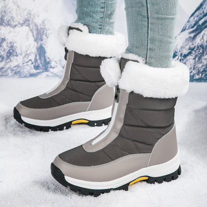 🔥Last Day Promotion 50% OFF --- Women's winter outdoor high-top fleece-lined warm snow boots