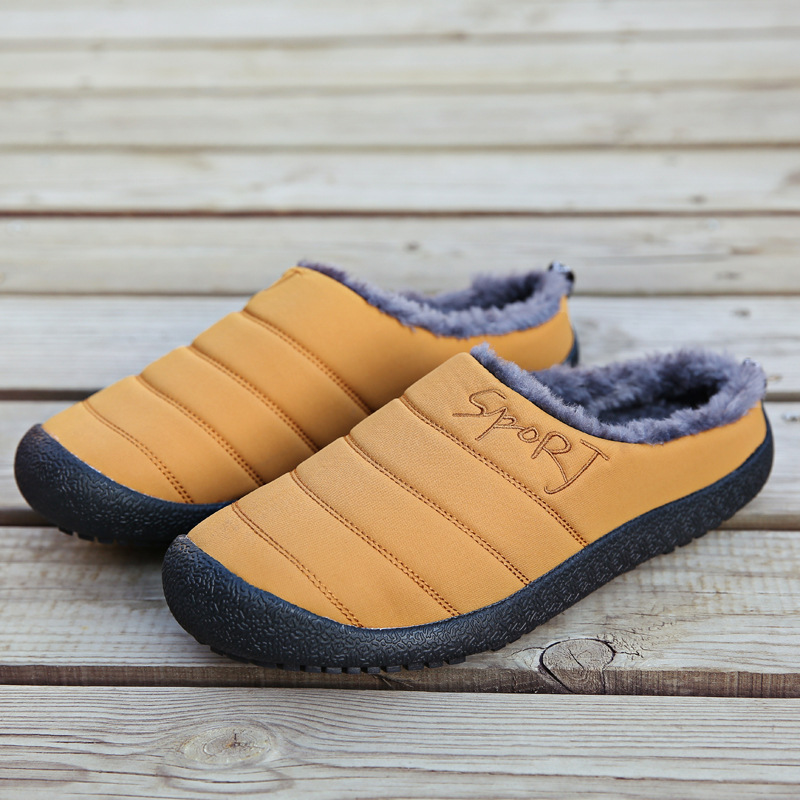 😍Last Day 50% OFF🔥Unisex Warm Waterproof Winter Mules – Cozy Slip-On Shoes with a Non-Slip Sole
