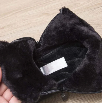 🔥Last Day Promotion 50% OFF --- Men's Waterproof Warm Cotton Zipper Snow Ankle Boots 