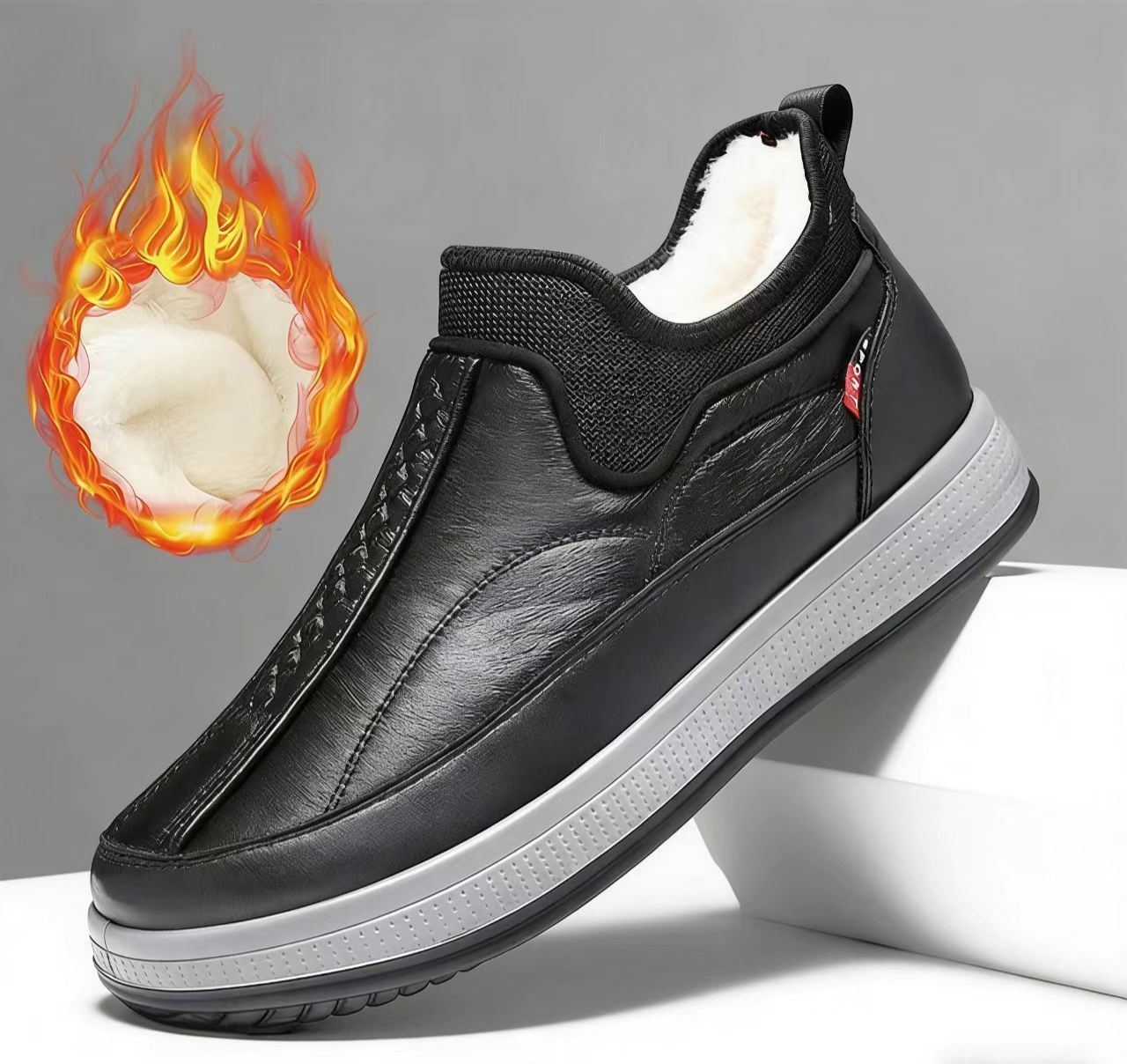 ⏰Last Day! 50% OFF 🔥Men's winter thickened warm non-slip cotton shoes