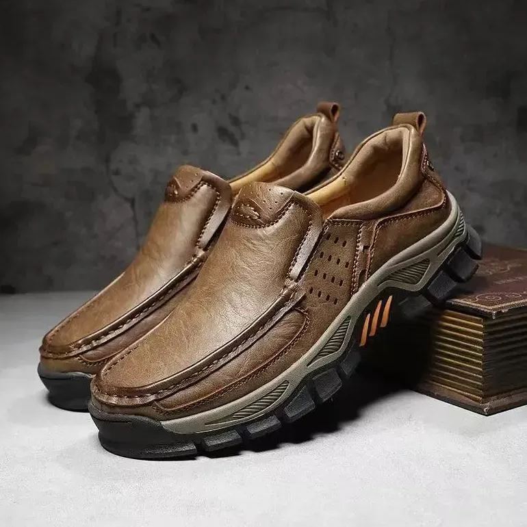 🔥Mega Sale - Buy Now & Save 50% OFF🔥Men's Handmade Genuine Leather Orthopedic Walking Shoes