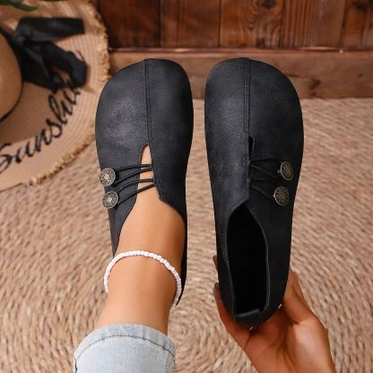 🔥Mega Sale - Buy Now & Save 50% OFF🔥Classic Button Strap Comfort Flats – Casual Slip-On Loafers for Women