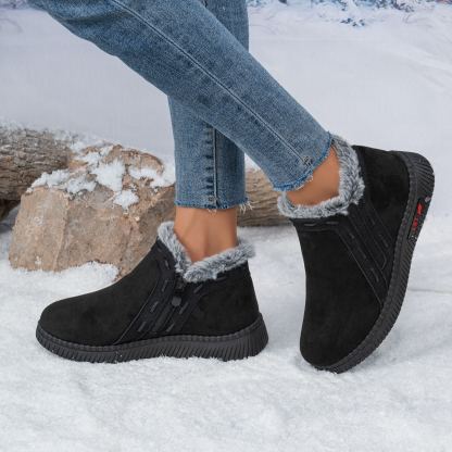 😍Last Day 50% OFF🔥Women’s Winter Fashion Ankle Boots – Fleece-Lined and Thickened