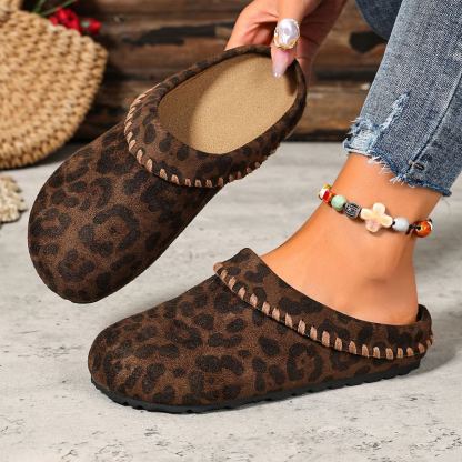 😍Last Day 50% OFF🔥Women’s Casual and Comfortable Mules – Soft, round-toed shoes perfect for autumn and winter