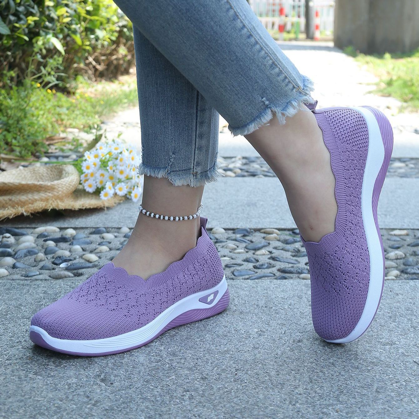😍Last Day 50% OFF🔥Women Orthopedic Walking Shoes,——Lightweight All-Day Comfort Sneakers