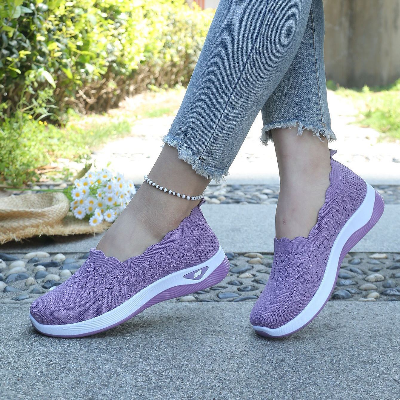 😍Last Day 50% OFF🔥Women Orthopedic Walking Shoes,——Lightweight All-Day Comfort Sneakers