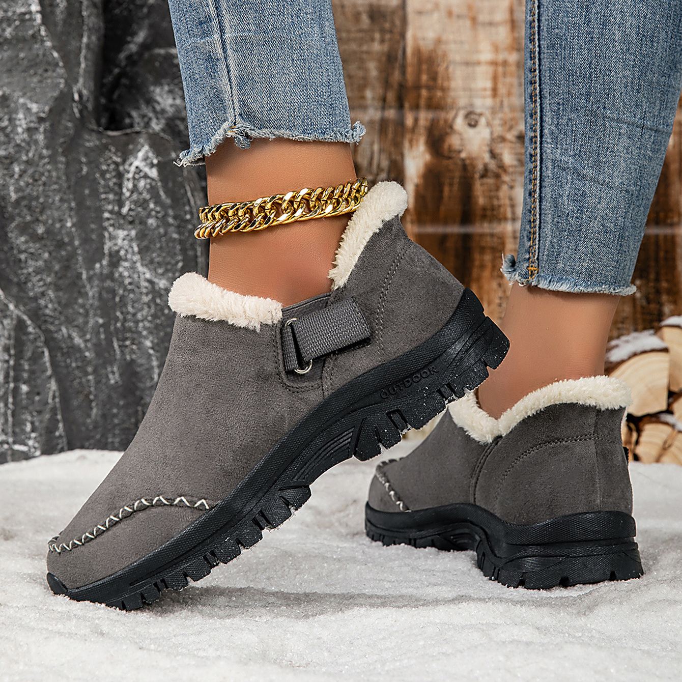 🔥Mega Sale - Buy Now & Save 50% OFF🔥Women’s hands-free warm shoes, handmade – with arch support