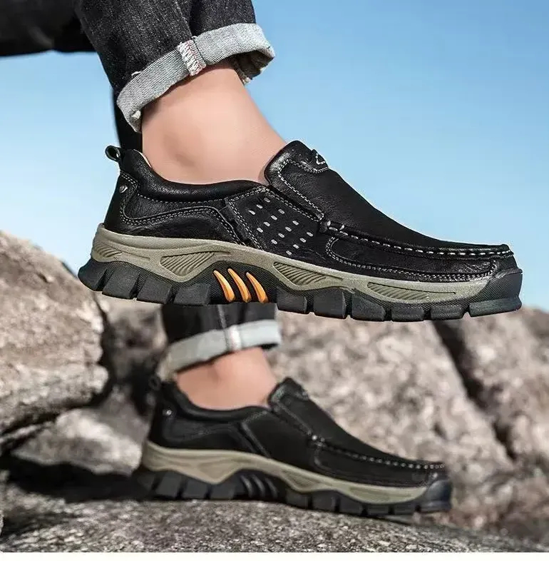🔥Mega Sale - Buy Now & Save 50% OFF🔥Men's Handmade Genuine Leather Orthopedic Walking Shoes