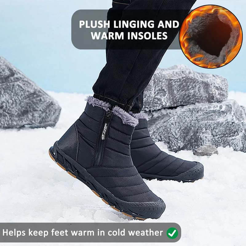 ⏰Last Day! 50% OFF 🔥High-top side-zip snow boots for outdoor sports