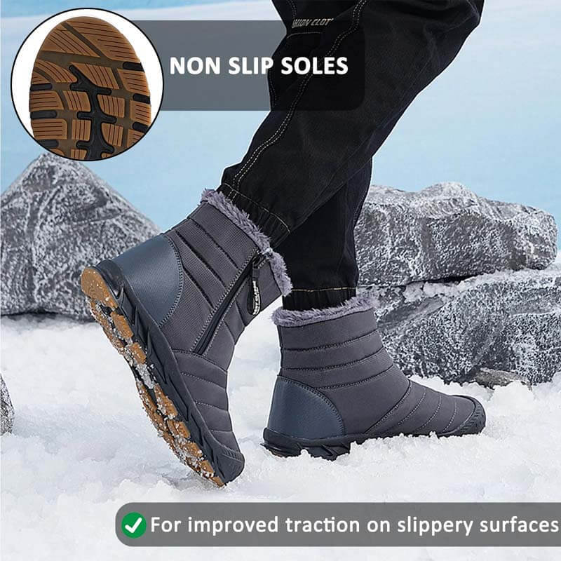 ⏰Last Day! 50% OFF 🔥High-top side-zip snow boots for outdoor sports