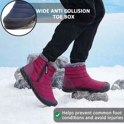 ⏰Last Day! 50% OFF 🔥High-top side-zip snow boots for outdoor sports