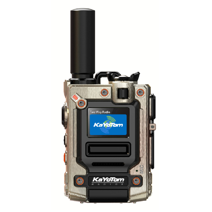 KaYoTom M08 Global Walkie Talkie Unlimited Range Encrypted Two-Way Radio - 72H Battery, HD Audio, Lightweight & LED Flashlight, 172 Countries Coverage