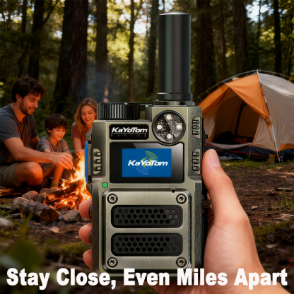 （Lifetime Free） Global Unlimited Range 4G LTE PoC Rapid Walkie Talkies Long Range Two-Way Radios 5000+ Miles with Nationwide Range,SOS Alert Long Distance Radios for Truck Fleet,Construction site