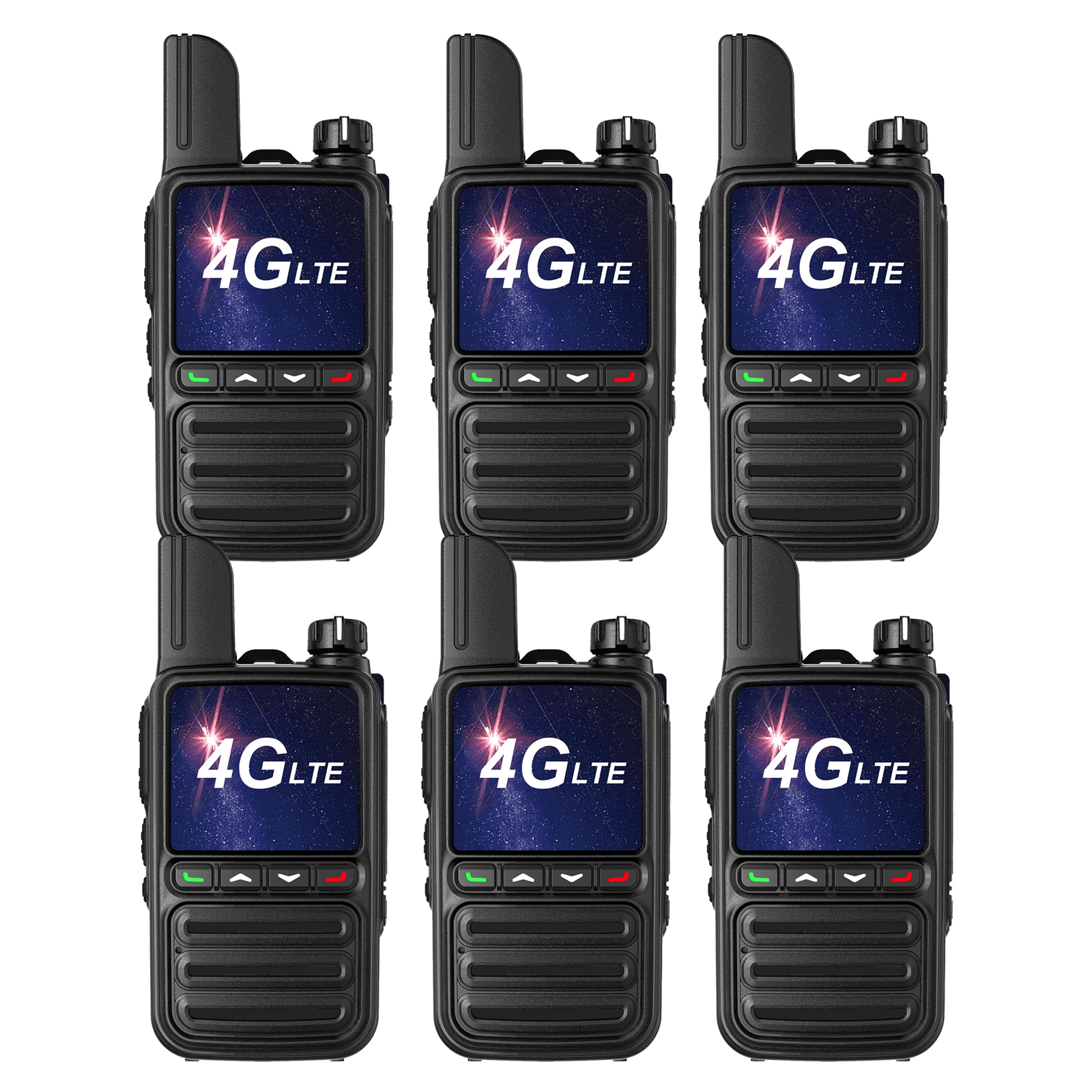 KaYoTom G08 Global Walkie Talkies Unlimited Range PTT Push-to-Talk Over Cellular Nationwide 5000 Miles POC 4G Handheld Long Range Two Way Radio for Team Management