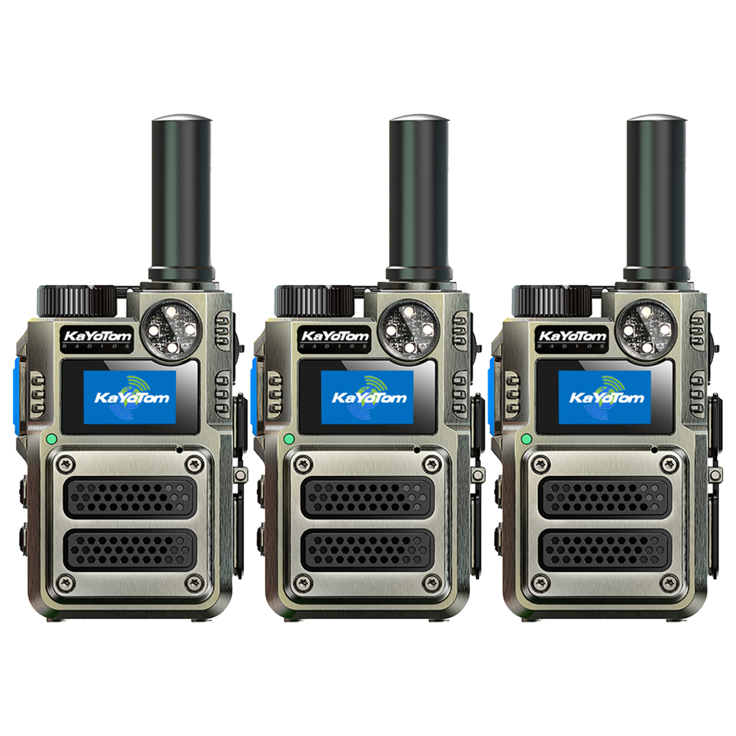（Lifetime Free） Global Unlimited Range 4G LTE PoC Rapid Walkie Talkies Long Range Two-Way Radios 5000+ Miles with Nationwide Range,SOS Alert Long Distance Radios for Truck Fleet,Construction site