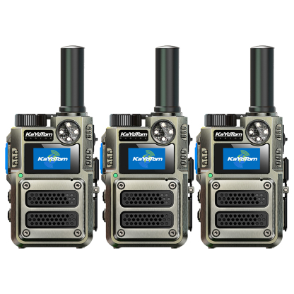 （Lifetime Free） Global Unlimited Range 4G LTE PoC Rapid Walkie Talkies Long Range Two-Way Radios 5000+ Miles with Nationwide Range,SOS Alert Long Distance Radios for Truck Fleet,Construction site