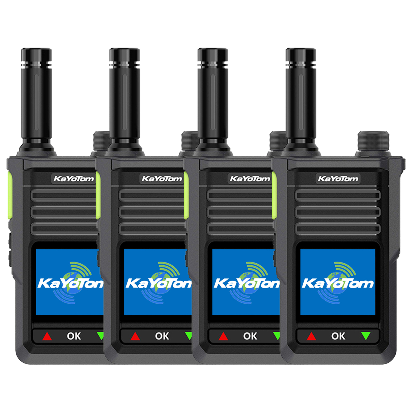 KaYoTom M15 Global Encrypted Walkie Talkie Unlimited Range - 72H Battery, GPS Tracking, Bluetooth & IP68 Waterproof, 172 Countries Coverage