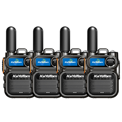KaYoTom M11 Long Range Walkie Talkie – Global Two-Way Radio with Encrypted Communication, Unlimited Range, 72H Battery Life, HD Audio, Lightweight Design & Built-In LED Flashlight
