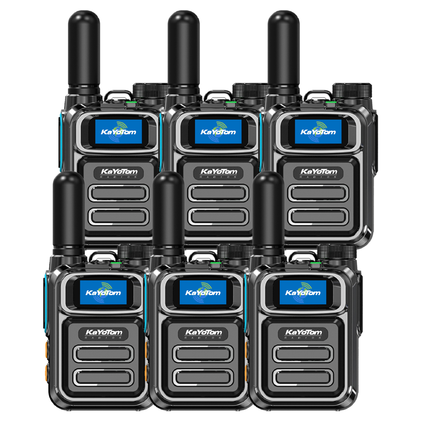 KaYoTom M05 Global Walkie Talkie Unlimited Range Encrypted Two-Way Radio - 72H Battery, HD Audio, Lightweight & Waterproof, 172 Countries Coverage