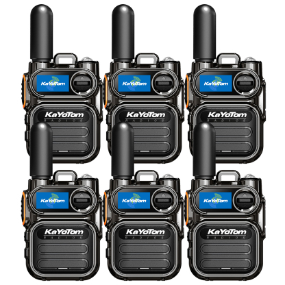KaYoTom M11 Long Range Walkie Talkie – Global Two-Way Radio with Encrypted Communication, Unlimited Range, 72H Battery Life, HD Audio, Lightweight Design & Built-In LED Flashlight