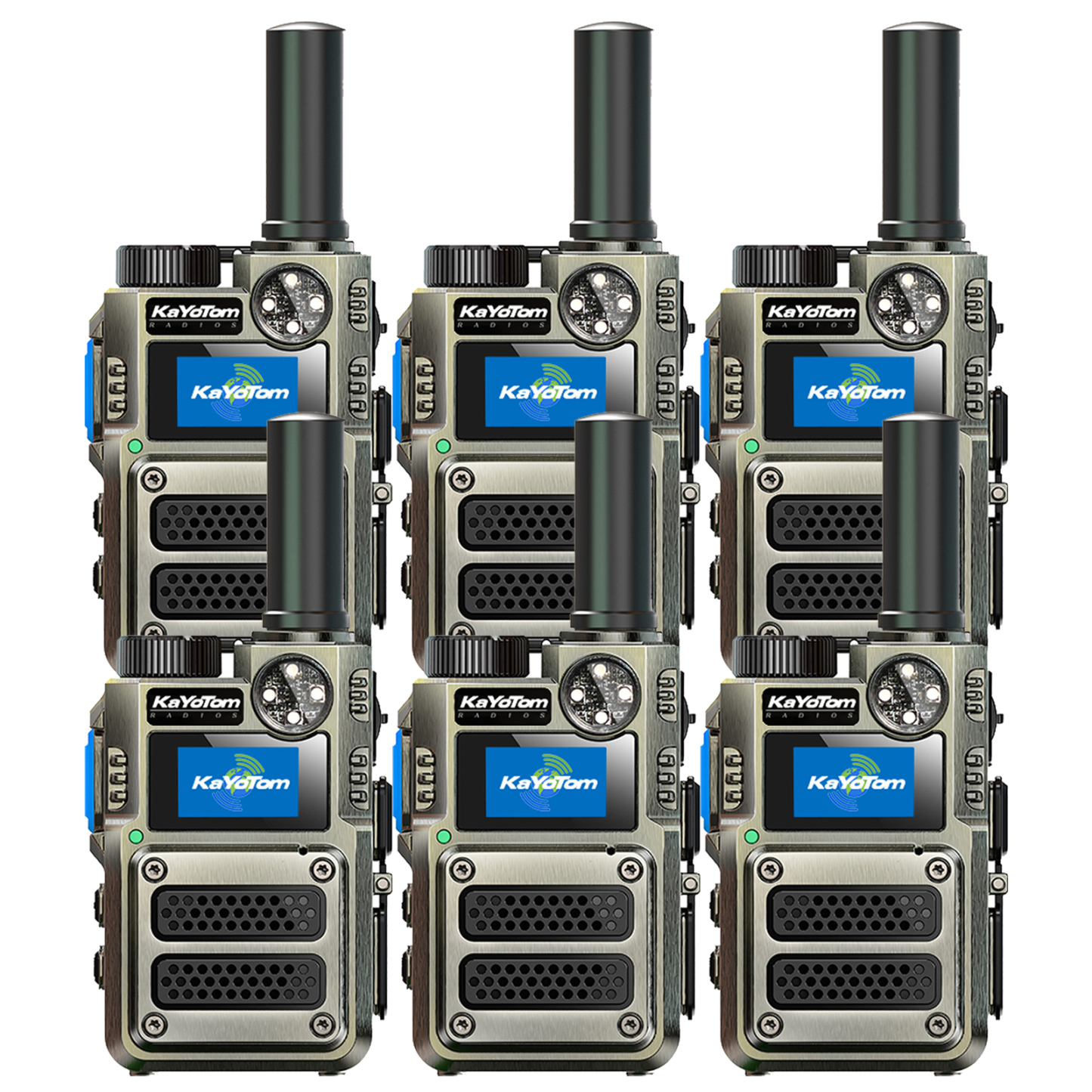 （Lifetime Free） Global Unlimited Range 4G LTE PoC Rapid Walkie Talkies Long Range Two-Way Radios 5000+ Miles with Nationwide Range,SOS Alert Long Distance Radios for Truck Fleet,Construction site