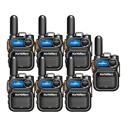 KaYoTom M11 Long Range Walkie Talkie – Global Two-Way Radio with Encrypted Communication, Unlimited Range, 72H Battery Life, HD Audio, Lightweight Design & Built-In LED Flashlight